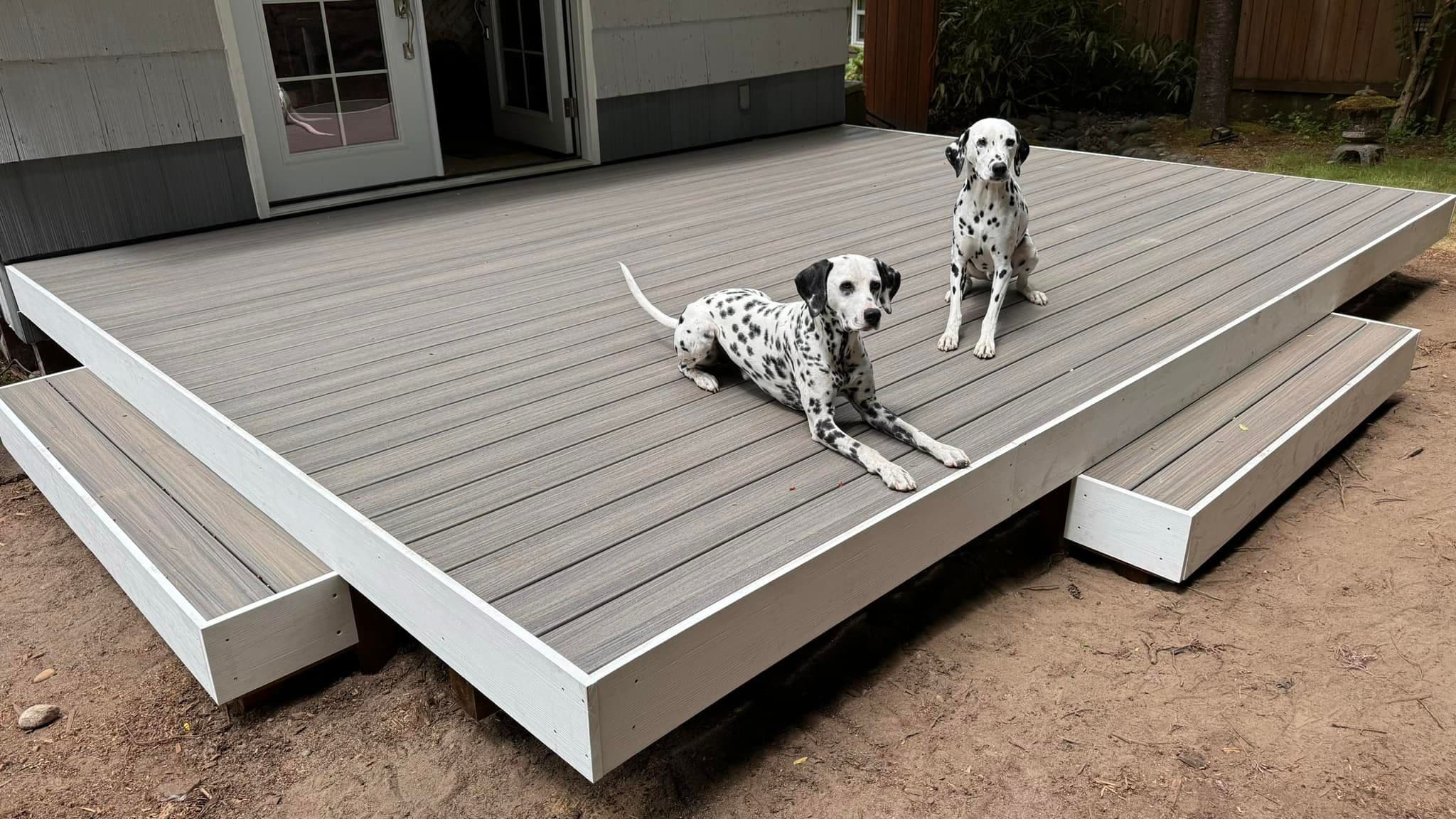 French Door Trex Deck Installation – Pup-Approved Outdoor Living