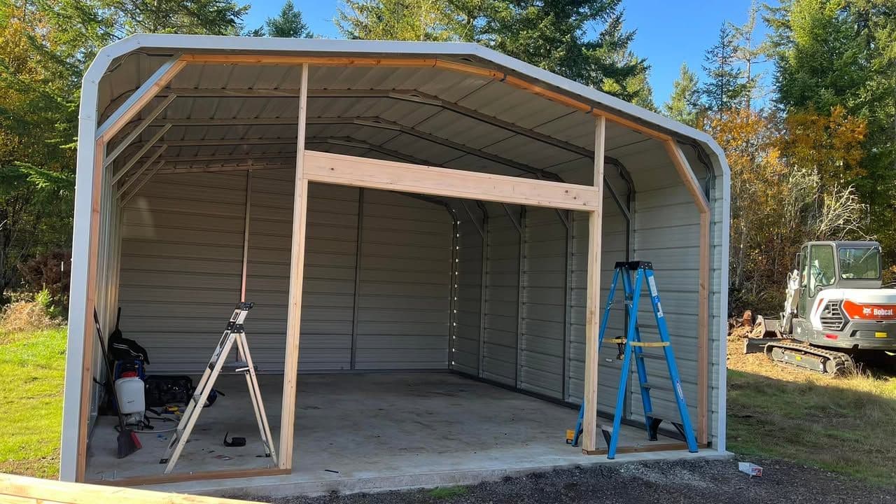 Metal Building Enclosure – Custom Sliding Barn Doors & Siding