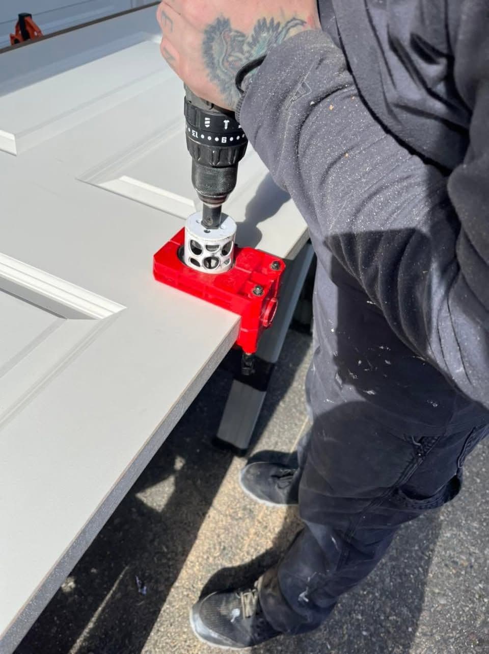 Precision Door Prep – Custom Hinge & Knob Routing