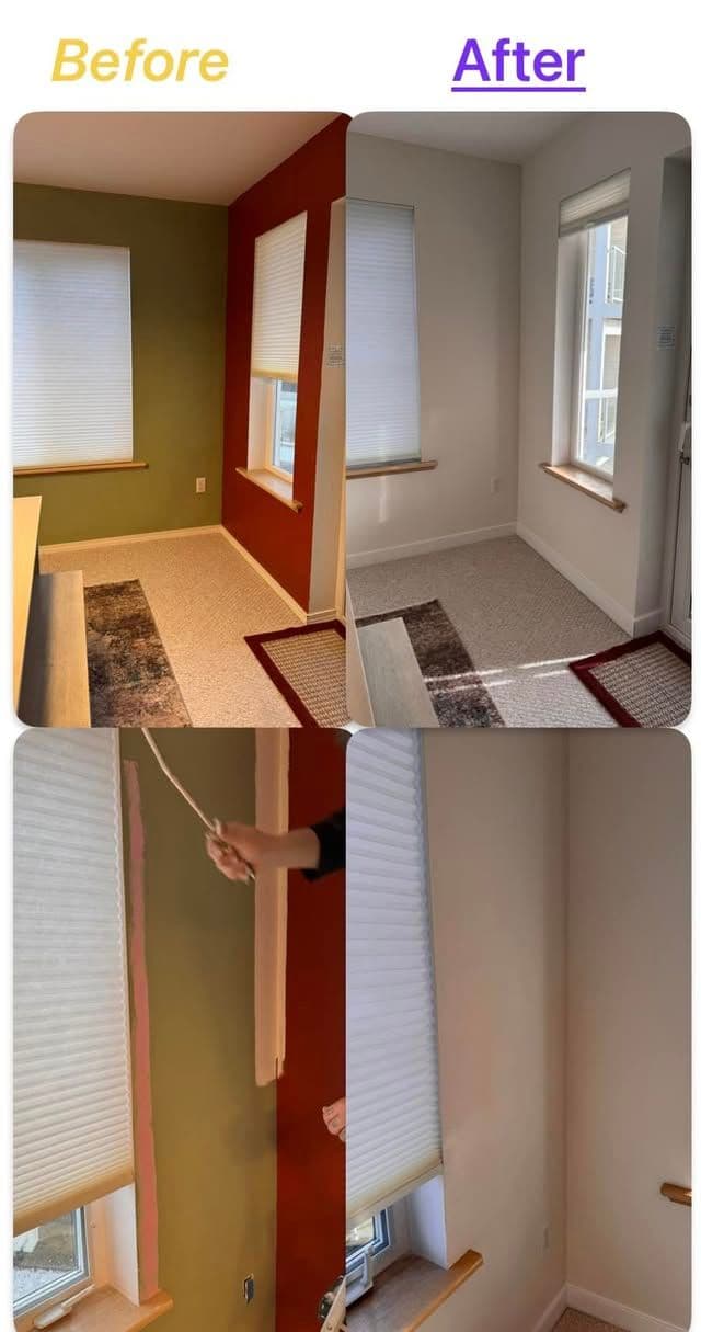 Market-Ready Paint Makeover – Drywall Repairs to Neutral Perfection